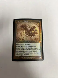 Wurmcoil Engine Schematic Foil Card #126 MTG LP - Image 1