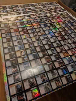 7 Uncut Sheets! Lot Of LOTR TCG Inc FOIL RARE Realms Of The Elf-Lords 840+ Cards - Image 1