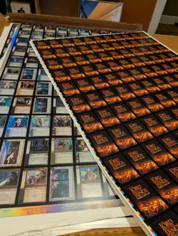 7 Uncut Sheets! Lot Of LOTR TCG Inc FOIL RARE Realms Of The Elf-Lords 840+ Cards - Image 2