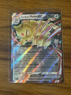 Team Rocket's Persian ex 218 Sv: Scarlet & Violet Promo Cards Holo - Image 1