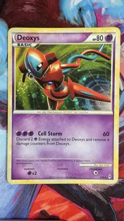 2011 Pokemon TCG Cards Deoxys 2/95 Call of Legends Holo Rare NM - Image 1