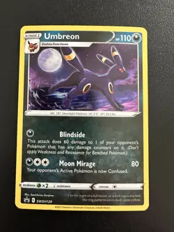 Umbreon - SWSH129 Promo SWSH: Sword & Shield Promo Cards NM Holo - Image 1