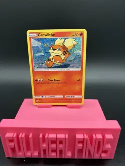 Growlithe 1/12 McDonalds 2018 Promo Holo Rare Pokemon Card LP - Image 1