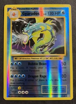 Gyarados Pokemon TCG Reverse Holo Rare Card 34/108 XY Evolutions - Image 1