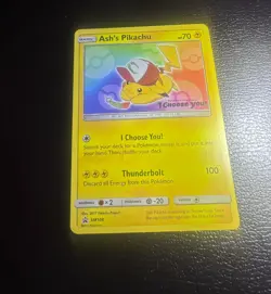 Ash's Pikachu Promo Card (SM108) - Image 1