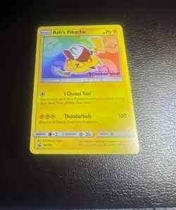 Ash's Pikachu Promo Card (SM108) - Image 3