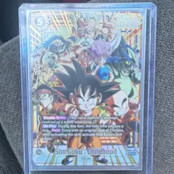 Dragon Ball Super Card Game Bandai Son Goku: Childhood FB06-119 SCR+ Foil - Image 1
