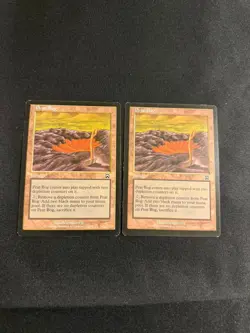 x2 Peat Bog [Mercadian Masques] 2x Magic MTG Cards LP - Image 1