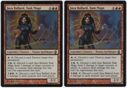 Jaya Ballard, Task Mage x2 2x 2010 Fire & Lightning FOIL Red Creature MTG NM AZ1 - Image 1