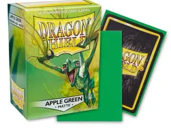 Dragon Shield Sleeves: Standard Matte - Apple Green 100CT - Image 1