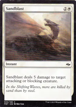 Sandblast Fate Reforged MTG Magic the Gathering x1 - Image 1