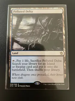 Polluted Delta - Khans of Tarkir - NM - MTG - Image 1