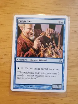 Puppeteer Magic - Ninth Edition 9th - Uncommon - Blue Creature - Image 1