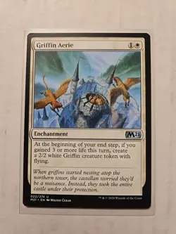 Griffin Aerie - Core Set 2021 M21 - LP - Uncommon - Enchantment - Image 1
