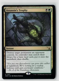 MTG Murders At Karlov Manor Assassin's Trophy x1 NM Rare - Image 1