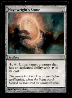 MTG Magewright's Stone LP Light Play Dissension [3544] - Image 1