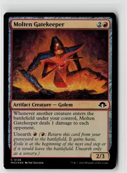 MTG Modern Horizons 3 Molten Gatekeeper Foil x1 NM Common - Image 1