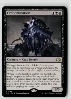 MTG Modern Horizons 3 Crabomination x1 NM Rare - Image 1