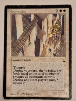 Angry Mob - (MP) The Dark - Magic the Gathering MTG - Image 1