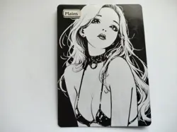 1x Plains Altered Art Hand Drawn MTG Basic Land AA9943 by SpellBound - Image 1