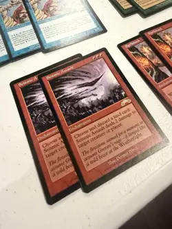 Magic The Gathering MTG Lot Exodus Never Played & Ice Age And Mirage Land Played - Image 2