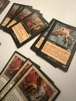 Magic The Gathering MTG Lot Exodus Never Played & Ice Age And Mirage Land Played - Image 4