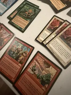 Magic The Gathering MTG Lot Exodus Never Played & Ice Age And Mirage Land Played - Image 5