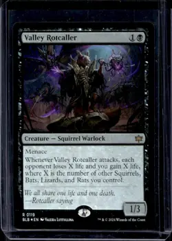 2024 Magic MTG Bloomburrow Valley Rotcaller Foil #119 - Image 1