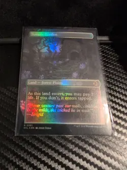 Temple Garden (Borderless) Lorwyn Eclipsed Foil - Image 1