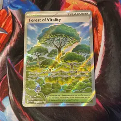 Pokemon TCG Forest of Vitality 109/088 Full Art Stadium Trainer Perfect Order - Image 1