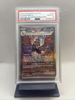 2024 POKEMON PAF EN-PALDEAN FATES SPECIAL ILLUSTRATION RARE CHARIZARD EX PSA 10 - Image 1