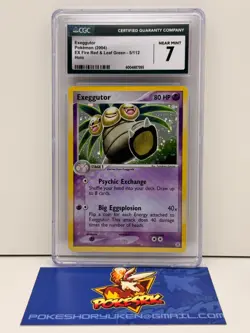 Pokemon 2004 CGC 7 EX FireRed & LeafGreen Exeggutor Holo 5/112 - Image 1