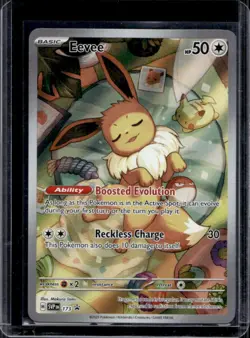 2023-25 Pokemon SV Black Star Promos Eevee #173 - Image 1