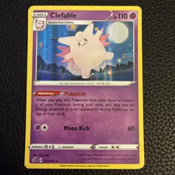Clefable 075/192 Rebel Clash Holo Pokemon TCG NM - Image 1