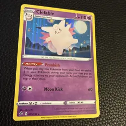 Clefable 075/192 Rebel Clash Holo Pokemon TCG NM - Image 2
