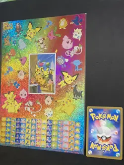 Pikachu Pichu Movie Limited Sticker 2000 Pokemon Japanese Vintage - Image 3
