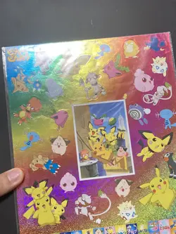 Pikachu Pichu Movie Limited Sticker 2000 Pokemon Japanese Vintage - Image 4