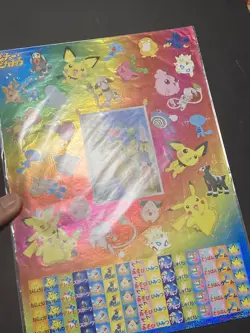 Pikachu Pichu Movie Limited Sticker 2000 Pokemon Japanese Vintage - Image 5