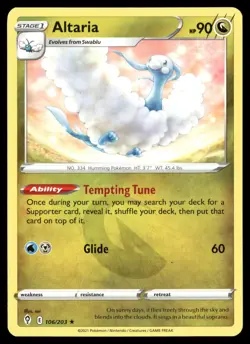 Altaria 106/203 Rare Evolving Skies Pokemon Near Mint - Image 1