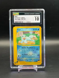 CGC 10 Gem Mint Seel Skyridge Common Pokemon 95/144 - Image 1