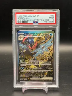 PSA 9 MINT Greninja ex SVP SFA Special Illustration Coll. Holo Pokemon 132 - Image 1