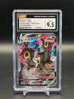 CGC 9.5 Mint+ Umbreon VMAX Brilliant Stars Trainer Gallery Pokemon TG23/TG30 - Image 1