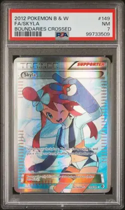 PSA 7 NM Skyla Boundaries Crossed Full Art Holo 2012 Pokemon 149/149 - Image 1