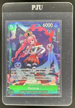 2026 One Piece Azure Sea's Seven Perona Super Rare #OP14-033 - Image 1