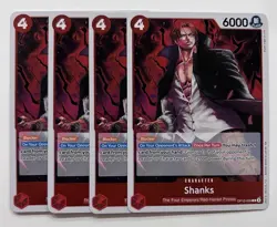 Shanks Playset - OP12-008 R Legacy of the Master - One Piece English NM - Image 1