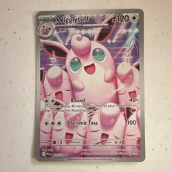 Pokemon Wigglytuff 105/094 Me02: Phantasmal Flames Illustration Rare Holo 120HP - Image 1