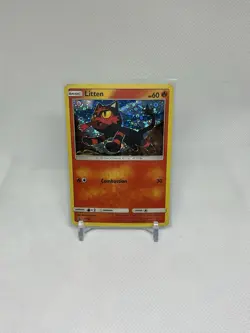 Pokemon Litten SM02 Black Star Promo Holo Sun & Moon MP - Image 1