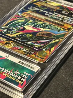 Pokemon TCG Mega M Rayquaza EX 98/98 2015 Ancient Origins Full Art Ace Grade 1 - Image 4
