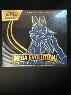 Pokemon TCG Mega Evolution Base Set Lucario Elite Trainer Box SEALED ETB - Image 2