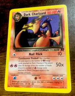Pokemon Dark Charizard 21/82 Team Rocket Perfect Shape! 1999/2000 Wizards - Image 1